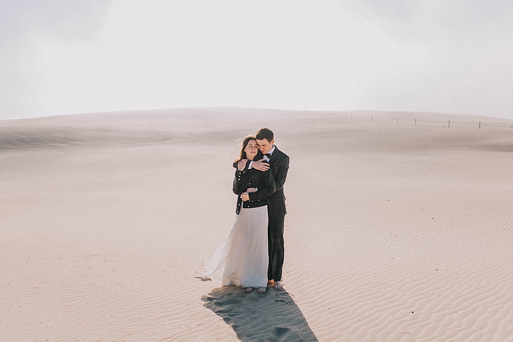 sand dunes wedding poland 